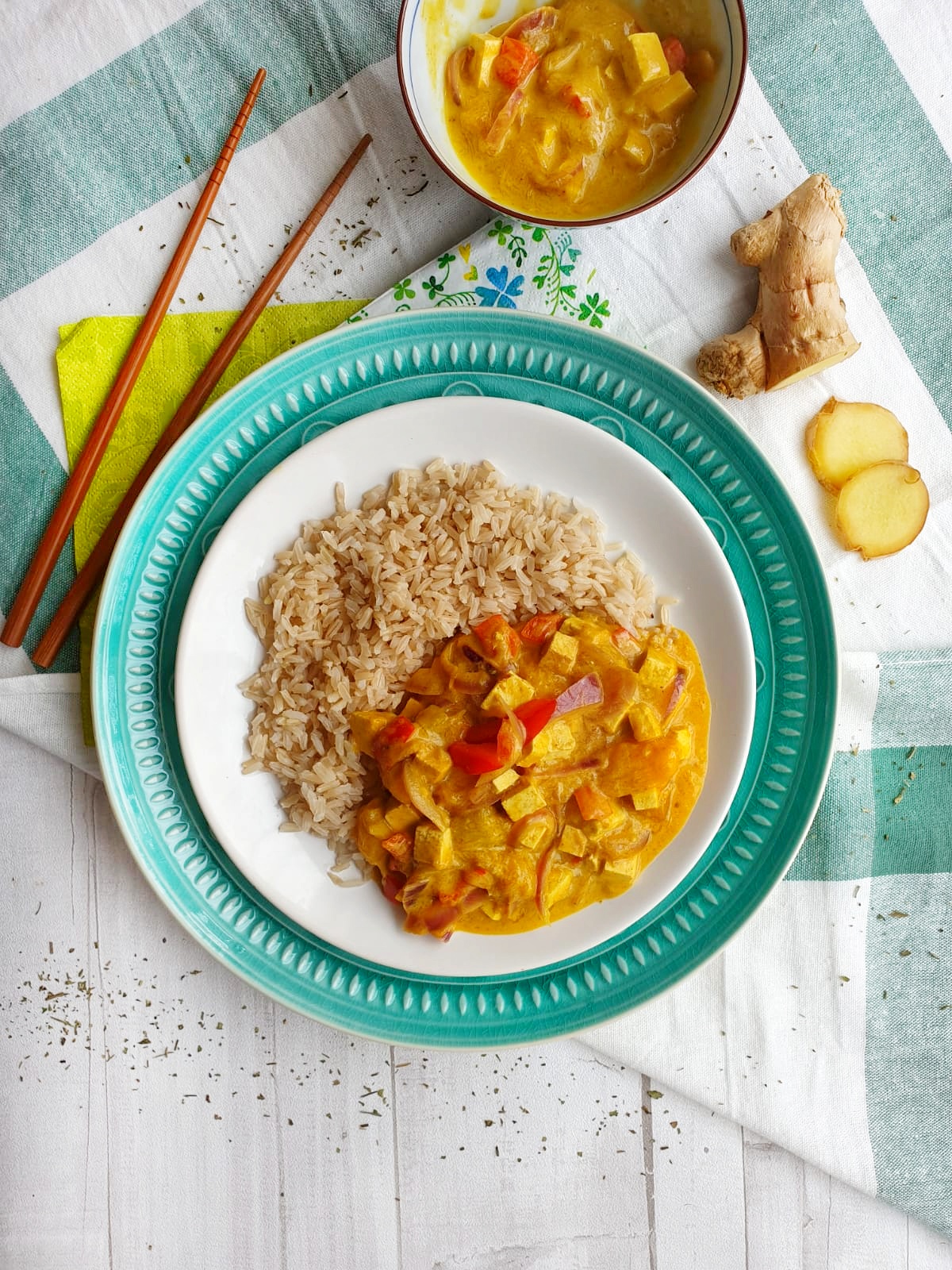 Curry z mango z mleczkiem kokosowym Healthycreations.pl